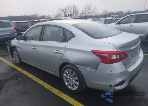 2018 Nissan Sentra S z USA, uszkodzony, nr VIN 3N1AB7AP8JY277069